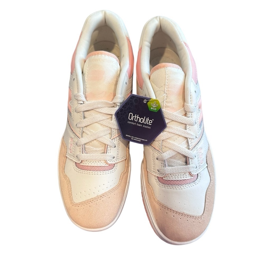 New Balance Pink and White Sneakers - Picture 5 of 9